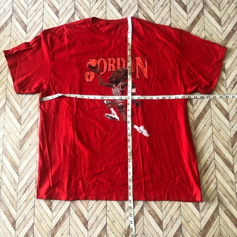 Original 1993 Michael Jordan Big Head Caricature Cartoon T-Shirt Tee Men XL USED